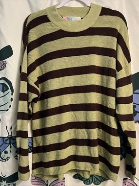 Malibu Surf Striped FP beach Sweater coverup
